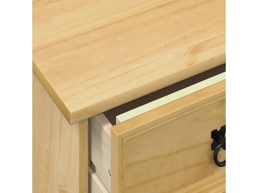 Coiffeuse Corona 104x47x75 cm bois de pin massif