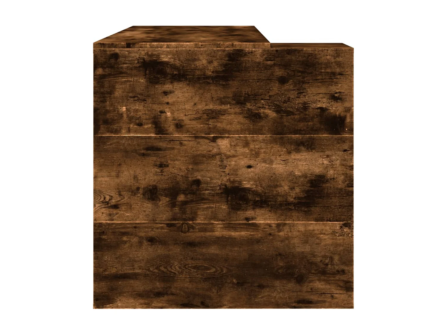 Bureau chêne fumé 123,5x73,5x75 cm bois d'ingénierie