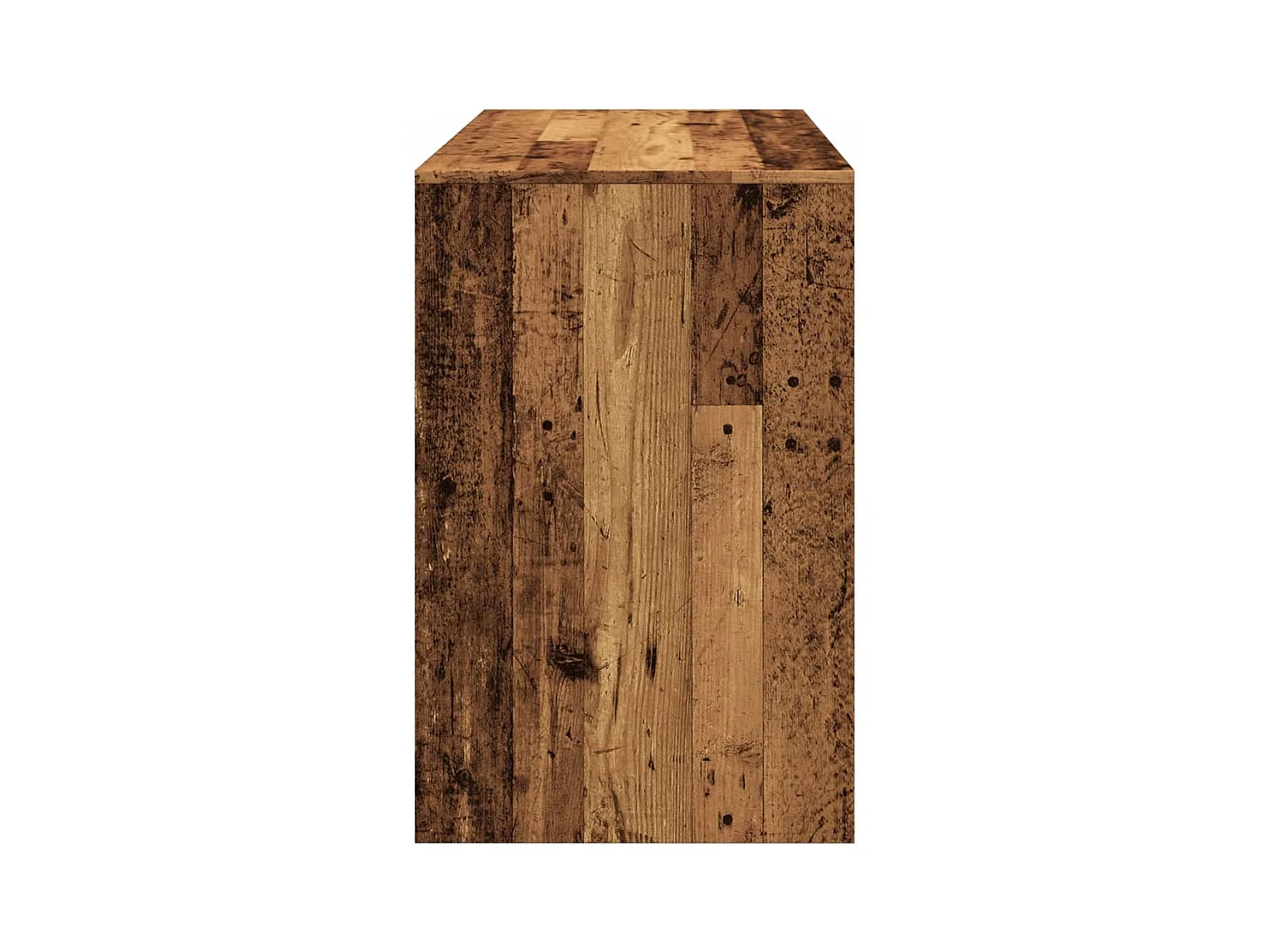 Bureau 101x50x76,5 cm bewerkt hout oud houtkleurig