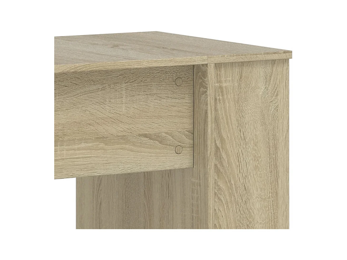 Bureau chêne sonoma 140x50x75 cm bois d'ingénierie