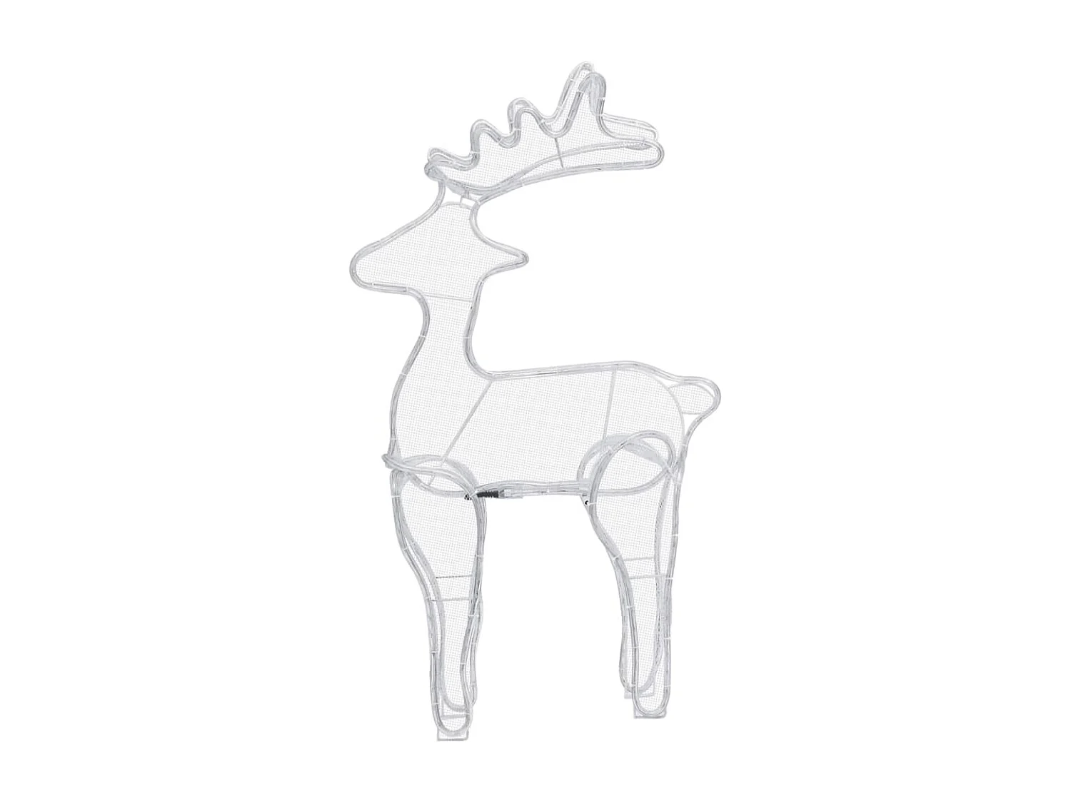 Kerstversiering rendier met mesh 306 LED's 60x24x89 cm