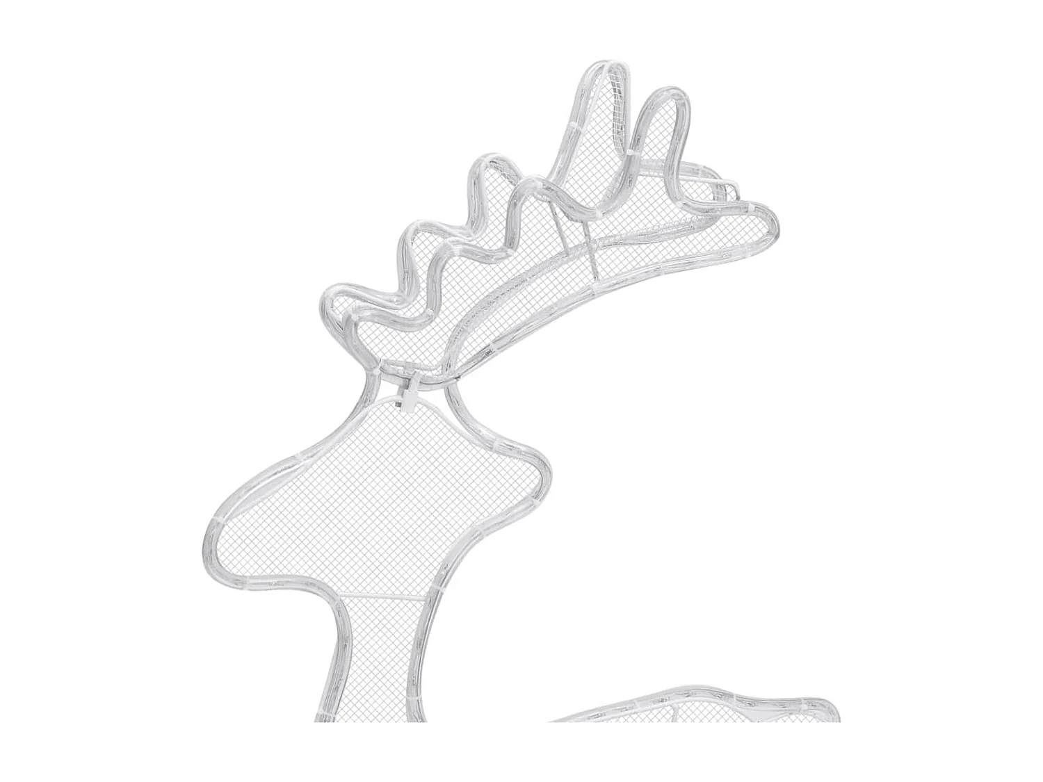 Kerstversiering rendier met mesh 306 LED's 60x24x89 cm