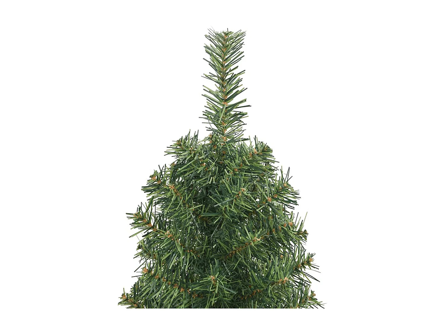 Künstlicher Weihnachtsbaum Schlank mit Ständer Grün 150 cm PVC