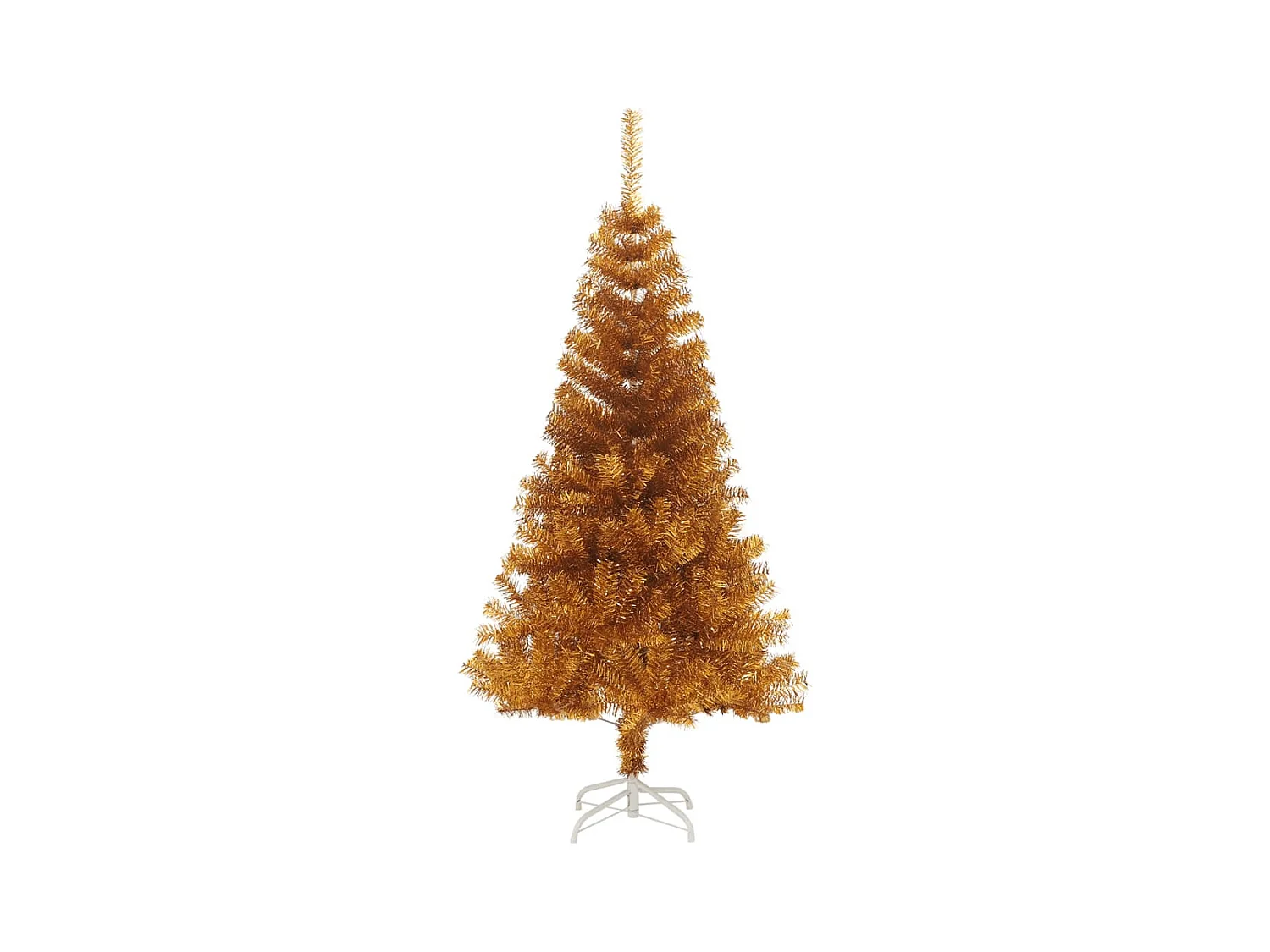 Sapin de Noël artificiel avec support Doré 120 cm PET
