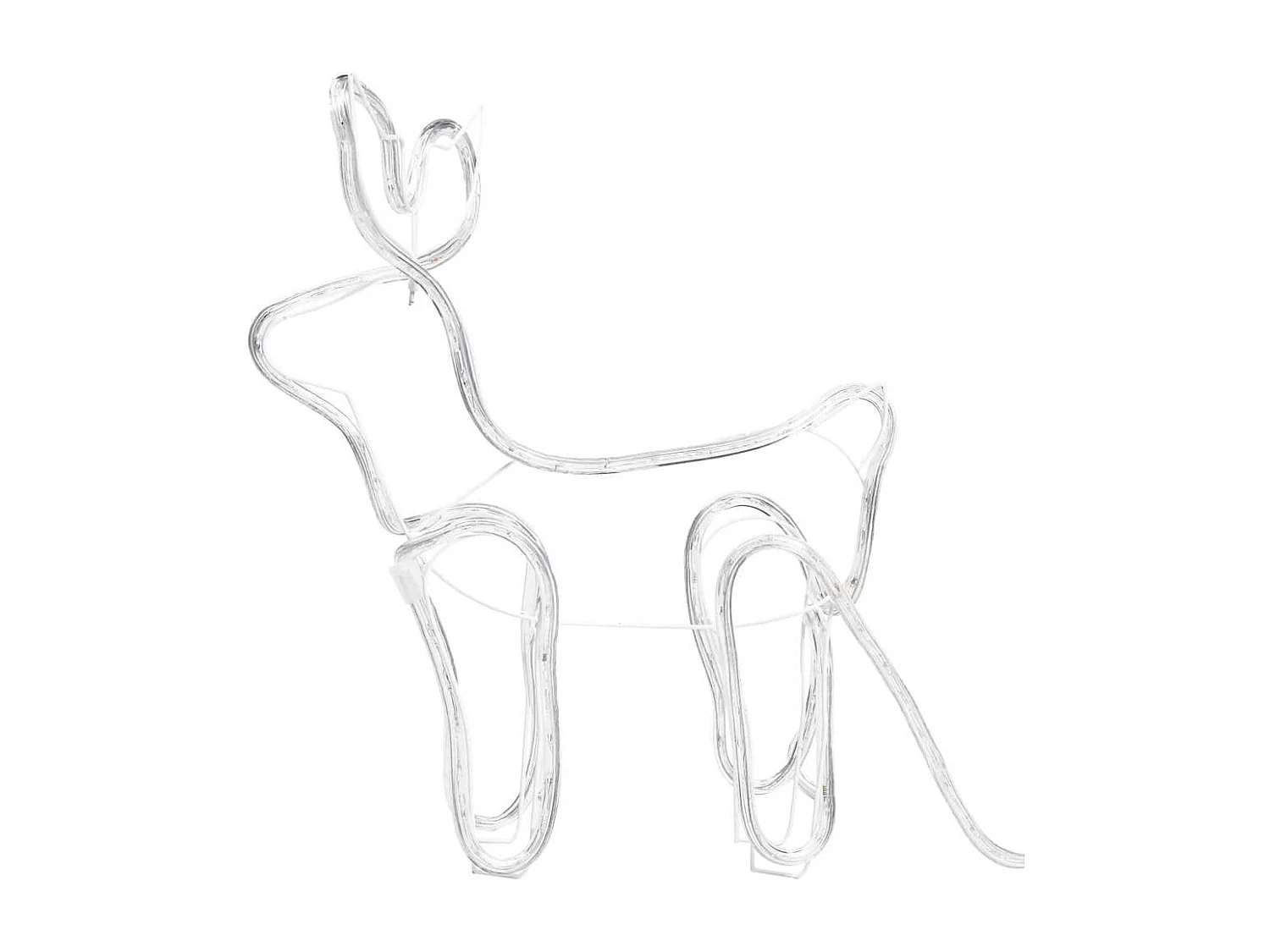 Weihnachtsdekoration Rentiere und Schlitten Outdoor 576 LEDs