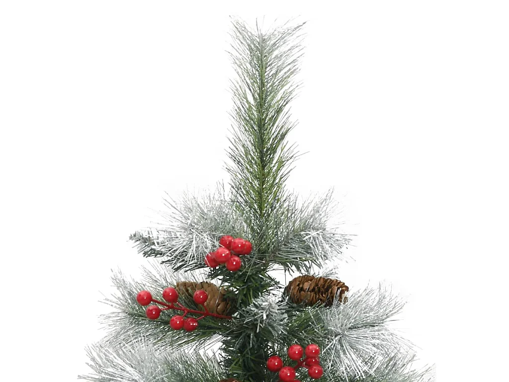 Künstlicher Weihnachtsbaum Klappbar mit Zapfen & Beeren 120 cm