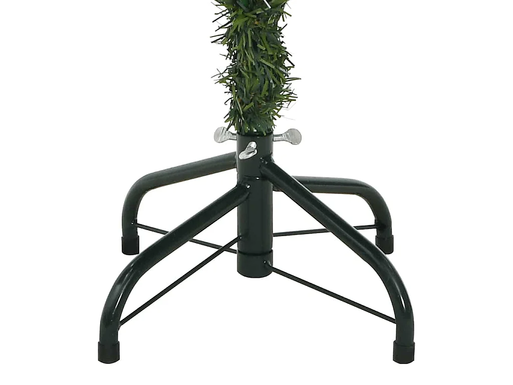 Albero Natale Artificiale Incernierato con Pigne e Bacche 120cm