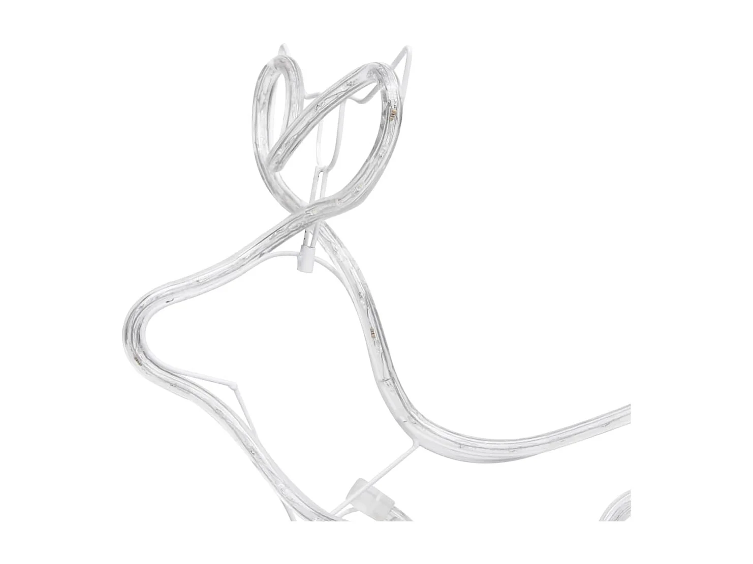 Décoration de Noël d'extérieur Renne et traîneau 252 LED