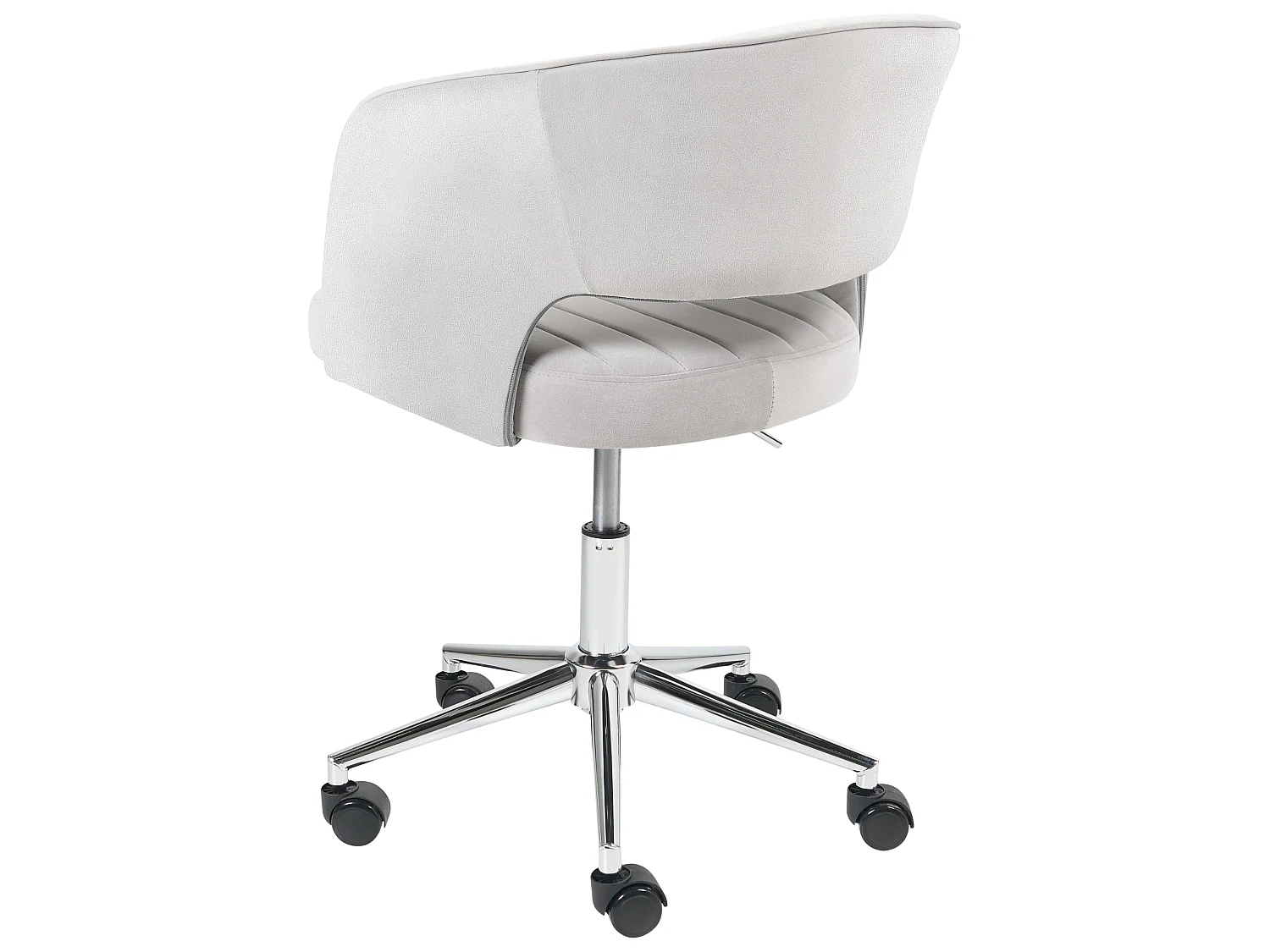Desk Chair KATONAH Velvet Light Grey