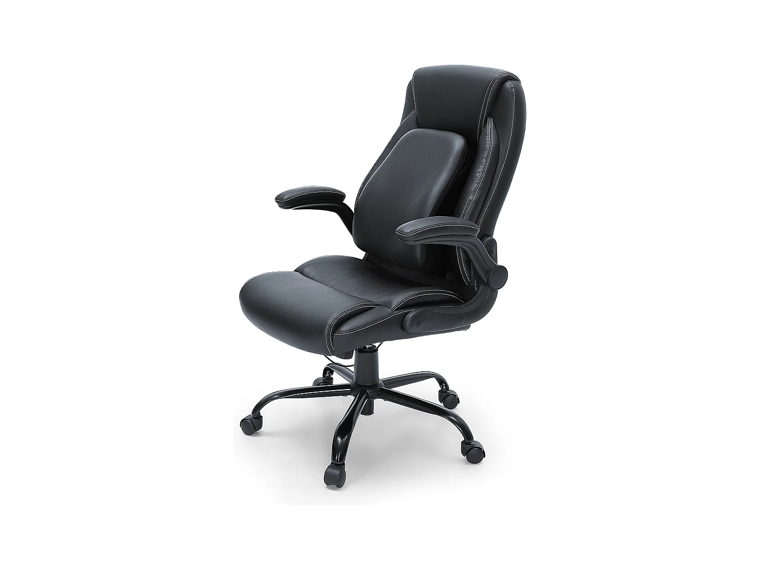 Chaise de Bureau, SucceBuy Chaise de Bureau Exécutive, Chaise Confortable avec Support Lombaire Réglable