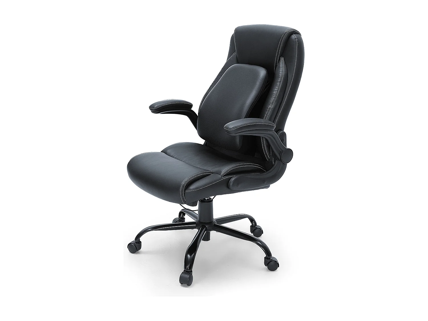 Chaise de Bureau, SucceBuy Chaise de Bureau Exécutive, Chaise Confortable avec Support Lombaire Réglable