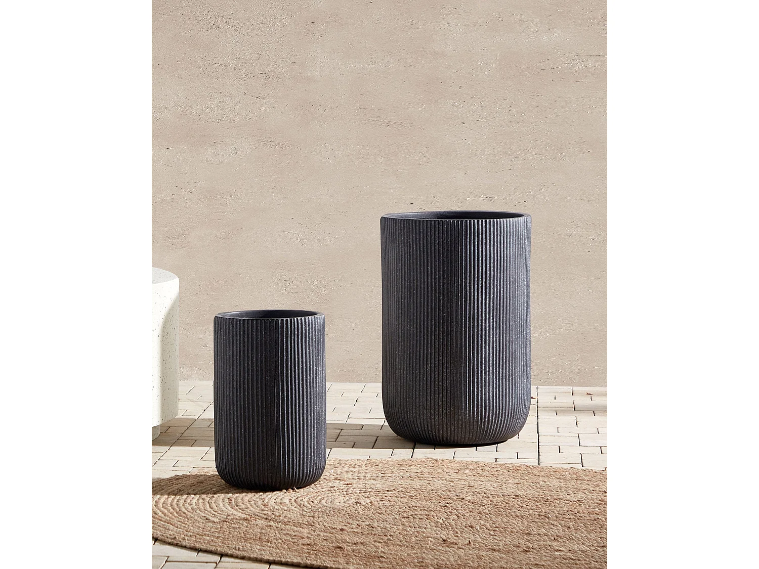 Cache-pot EANTIO Céramique 37 cm Noir