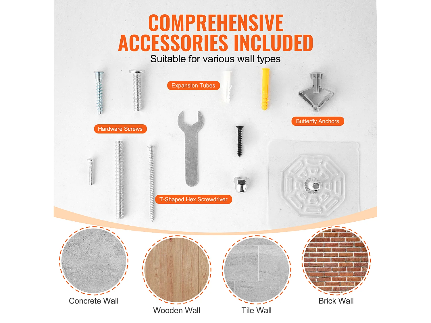 Arbre à chat SucceBuy Étagères Murales pour Chat avec 2 Poteaux de Saut et 2 Hamacs, Pouvant Supporter jusqu'à 40 lb