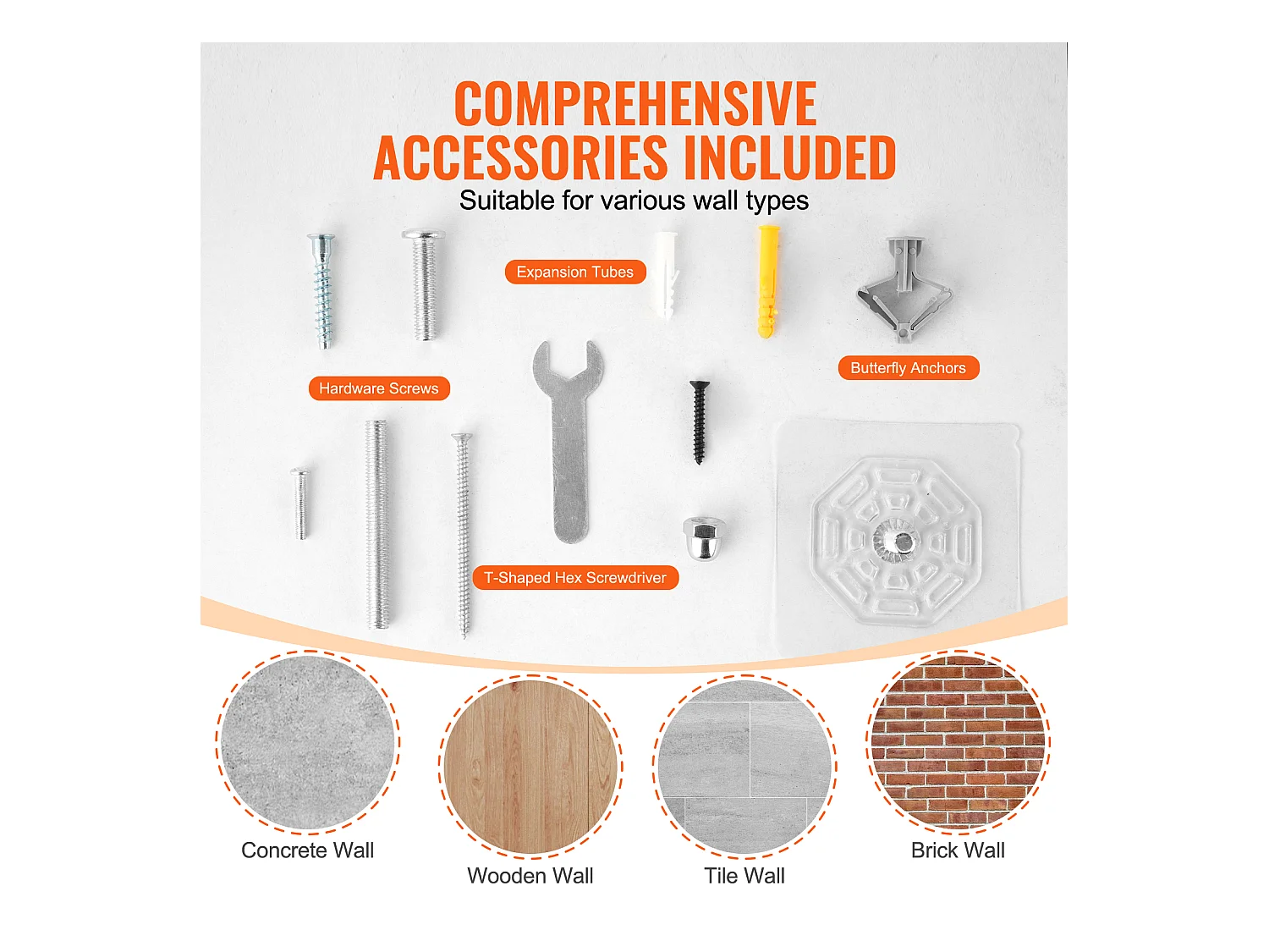 Arbre à chat SucceBuy Étagères Murales pour Arbre à Chat avec Plateformes, Ensemble de Meubles pour Chat en Forme D'arbre