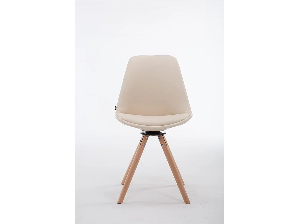 chaise salle à manger - Similicuir & Nature - Crème - Calais