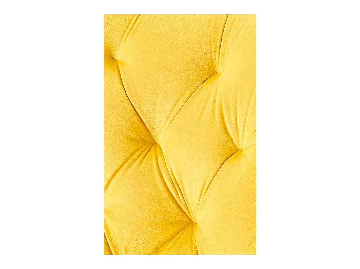 chaise salle à manger - Velours - Jaune - Wallace