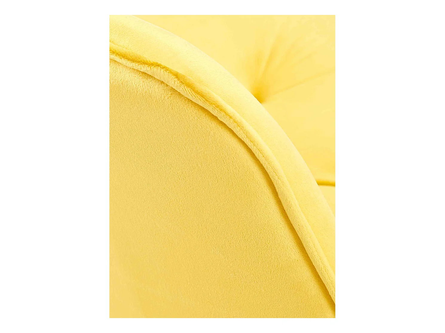 chaise salle à manger - Velours - Jaune - Wallace