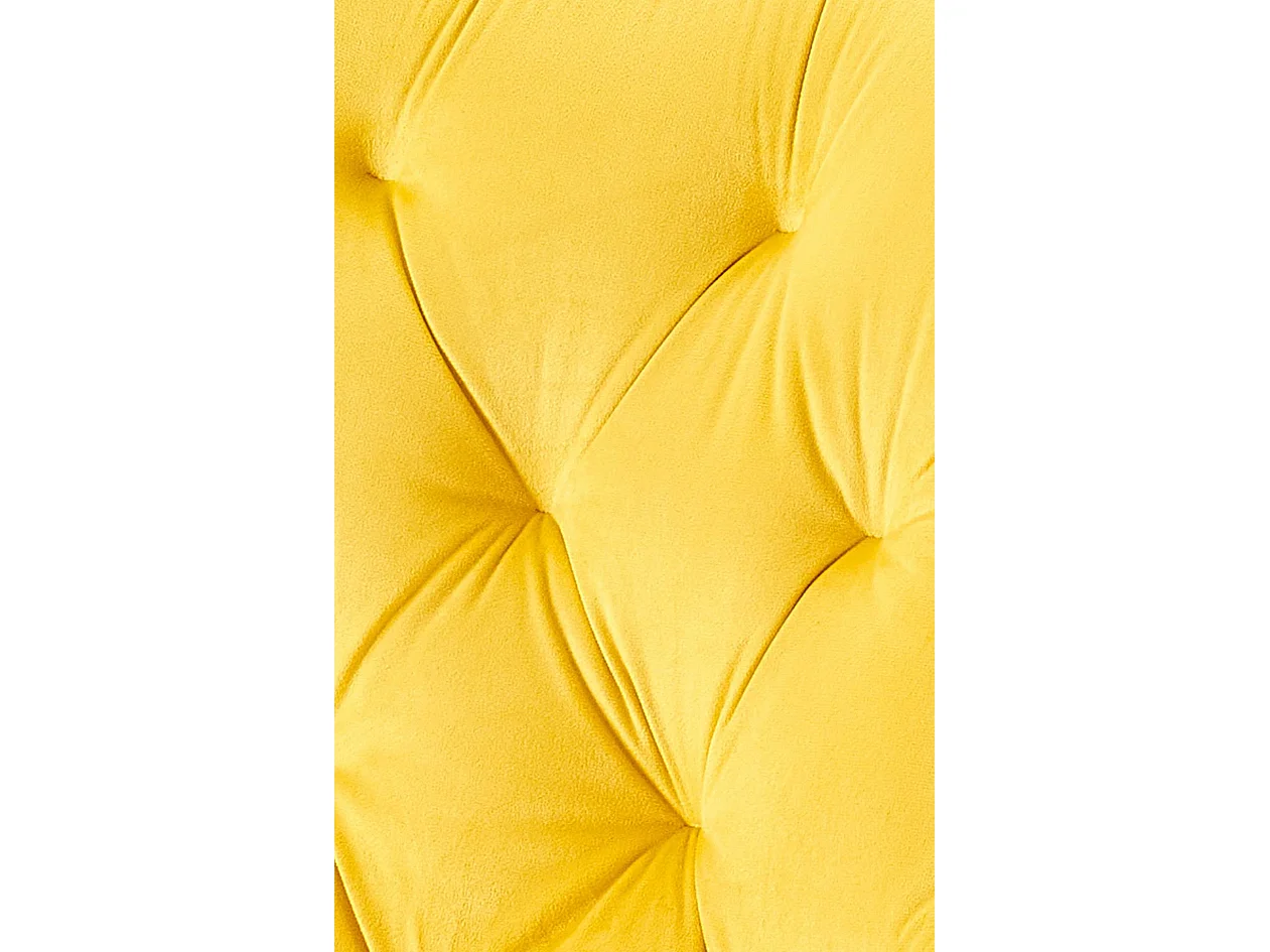 chaise salle à manger - Velours - Jaune - Wallace