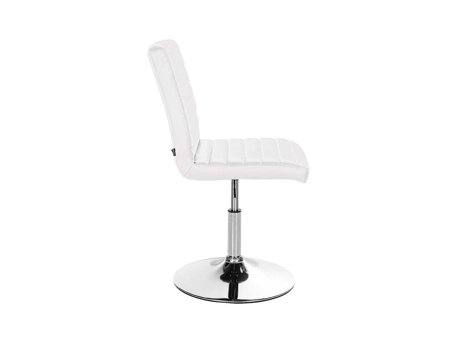 Lot de 2  chaise salle à manger - Similicuir - Blanc - Elvas