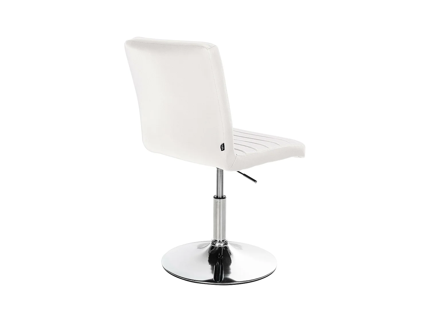 Lot de 2  chaise salle à manger - Similicuir - Blanc - Elvas