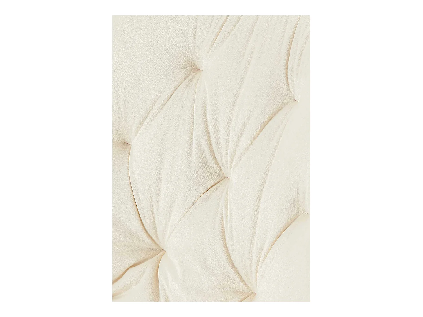 chaise salle à manger - Velours - Crème - Wallace