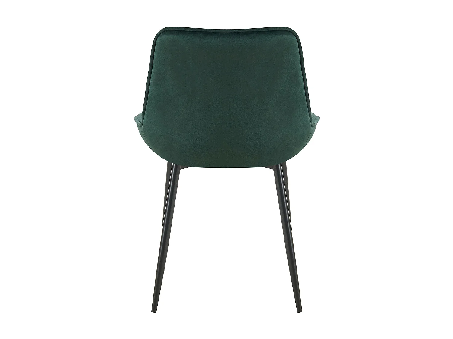 chaise salle à manger - Velours - Vert - Wallace