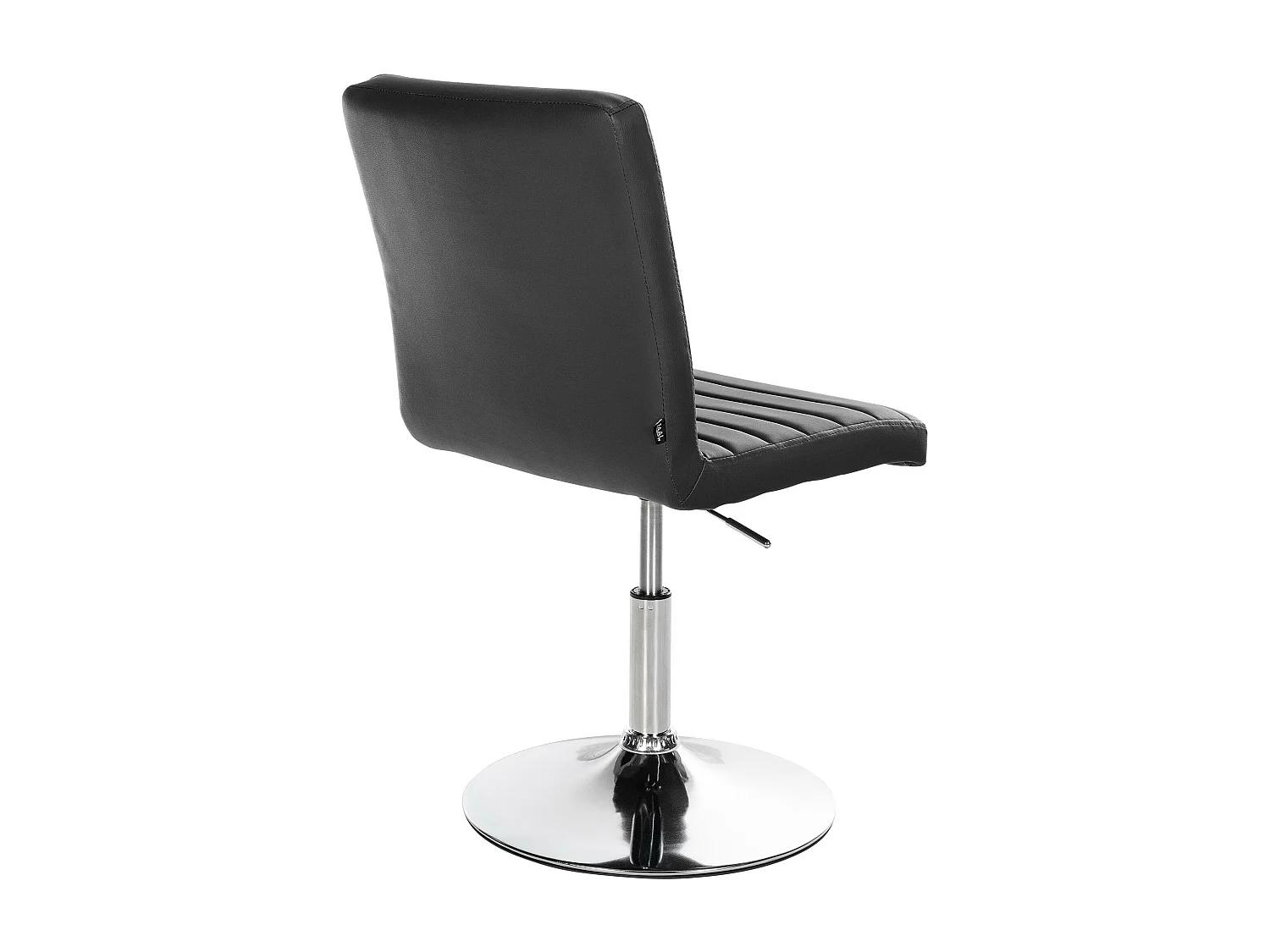 Lot de 2  chaise salle à manger - Similicuir - Noir - Elvas