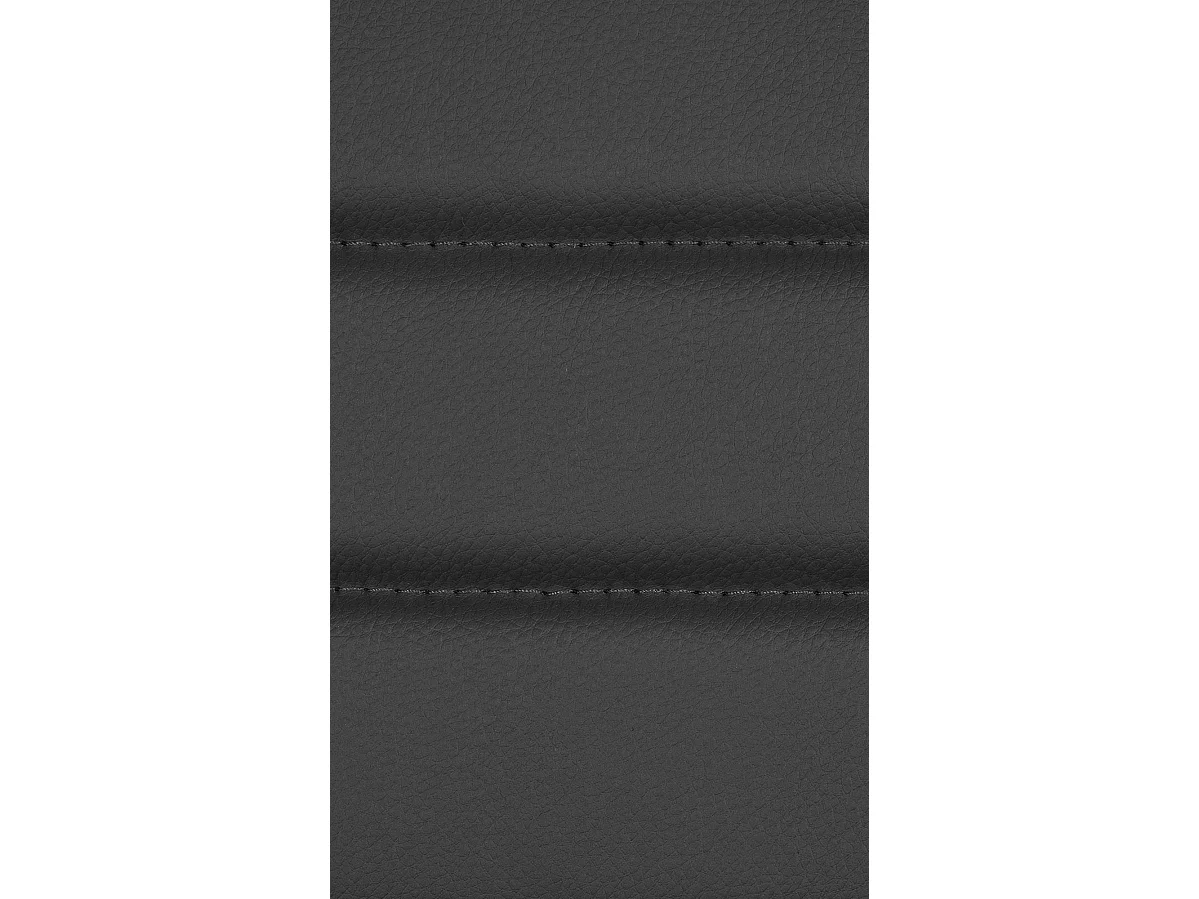 Lot de 2  chaise salle à manger - Similicuir - Noir - Elvas