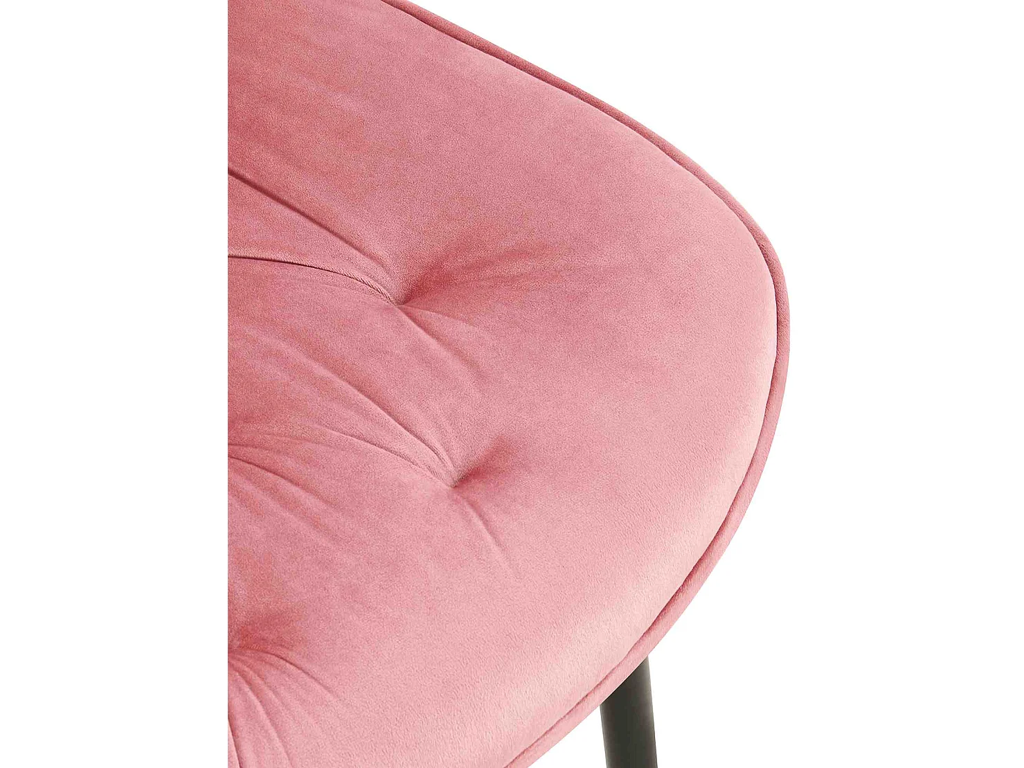 chaise salle à manger - Velours - Rose - Wallace