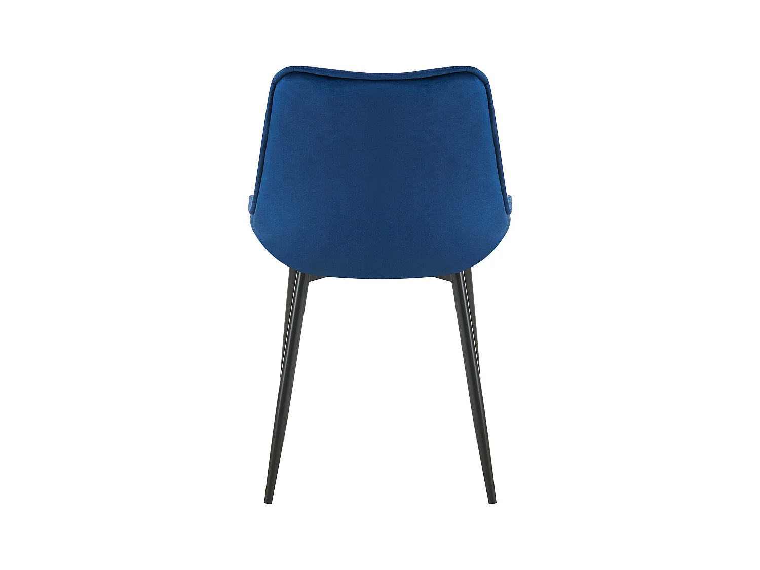 chaise salle à manger - Velours - Bleu - Wallace