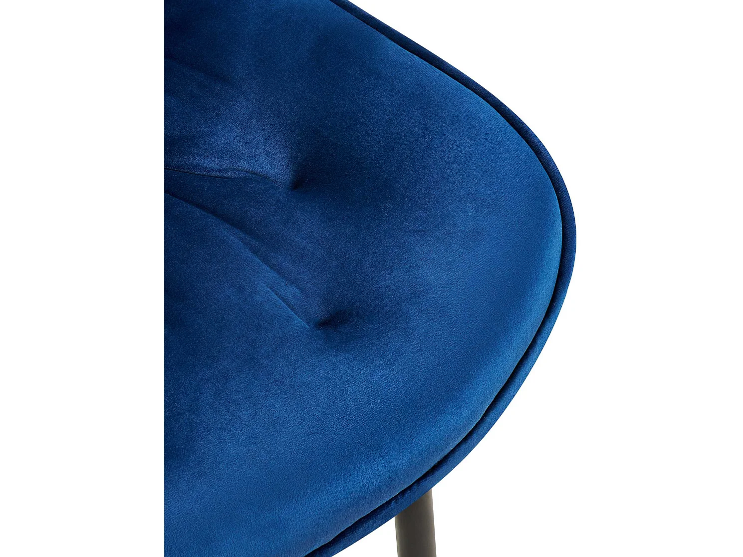 chaise salle à manger - Velours - Bleu - Wallace