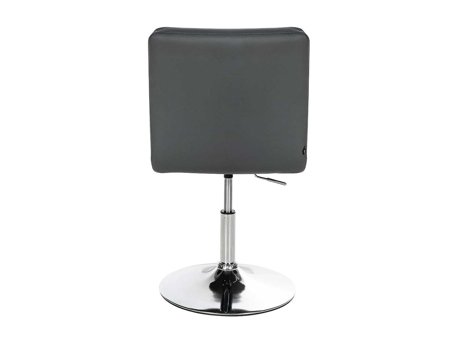 Lot de 2  chaise salle à manger - Similicuir - Gris - Elvas