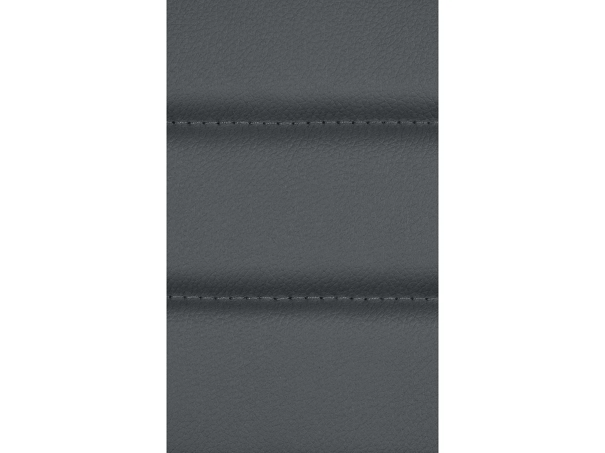 Lot de 2  chaise salle à manger - Similicuir - Gris - Elvas