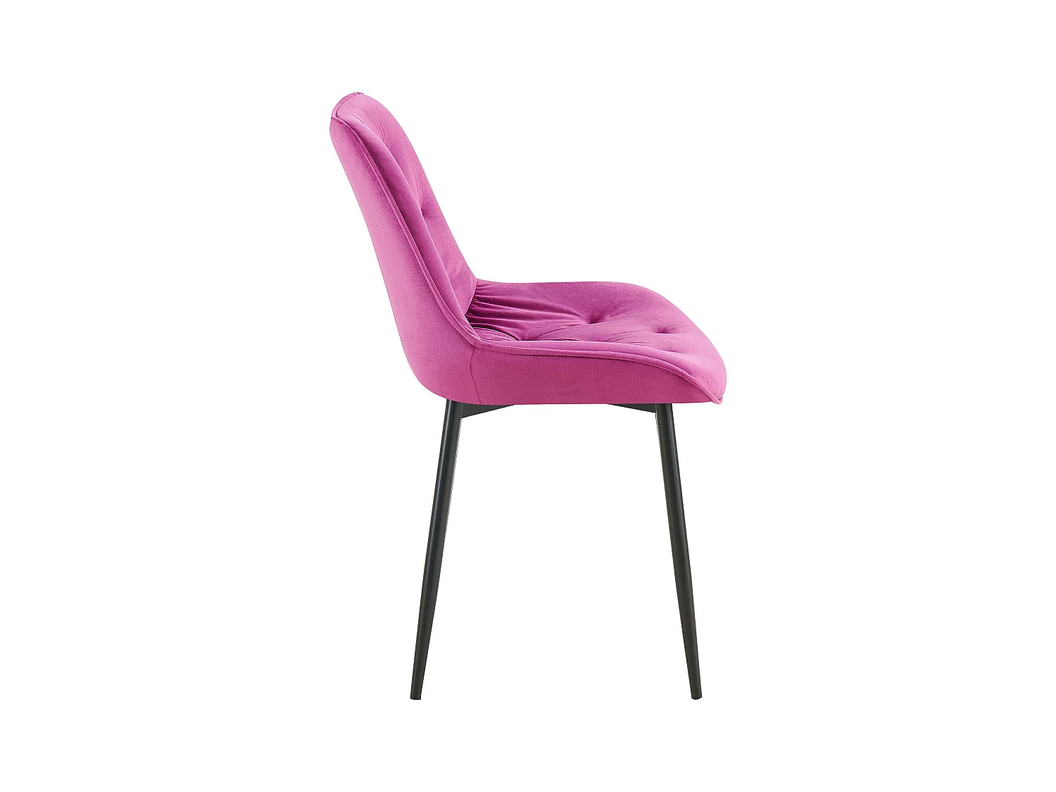 chaise salle à manger - Velours - Violet - Wallace