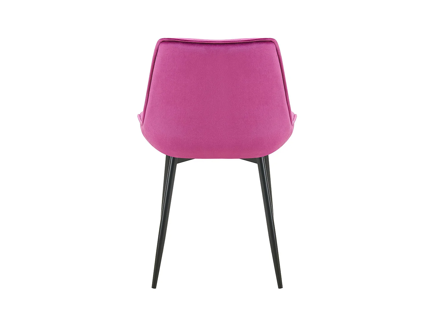 chaise salle à manger - Velours - Violet - Wallace