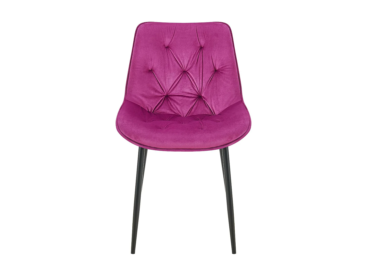 chaise salle à manger - Velours - Violet - Wallace