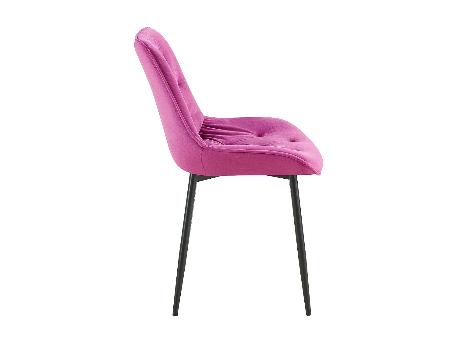 chaise salle à manger - Velours - Violet - Wallace