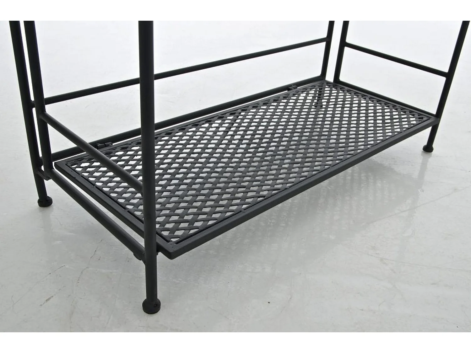 Étagères sur pied - Métal - 94 x 30 x 149cm - Noir - Shine