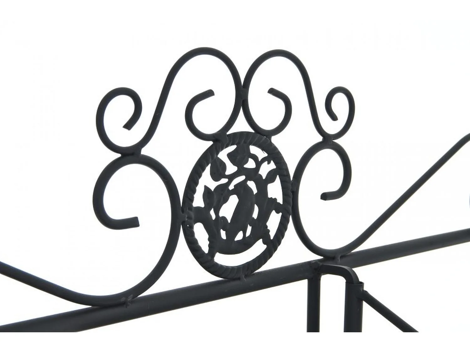 Étagères sur pied - Métal - 94 x 30 x 149cm - Noir - Shine