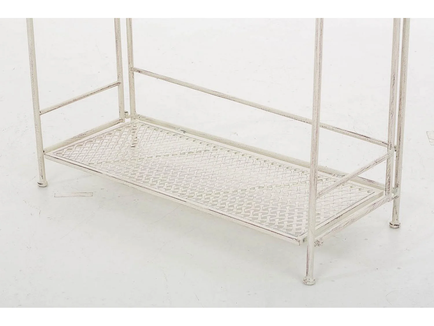 Étagères sur pied - Métal - 94 x 30 x 149cm - Crème antique - Shine