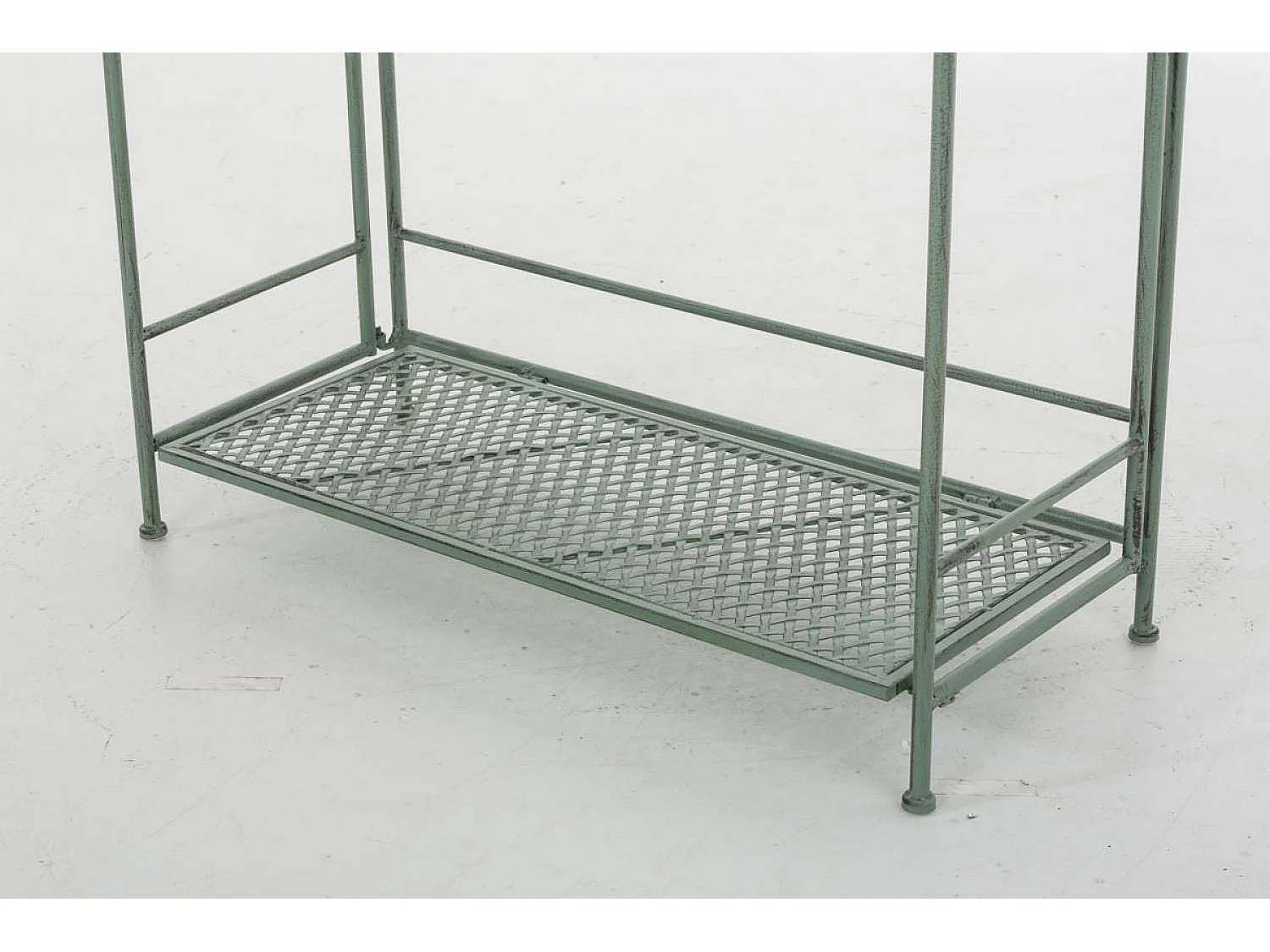 Étagères sur pied - Métal - 94 x 30 x 149cm - Vert antique - Shine