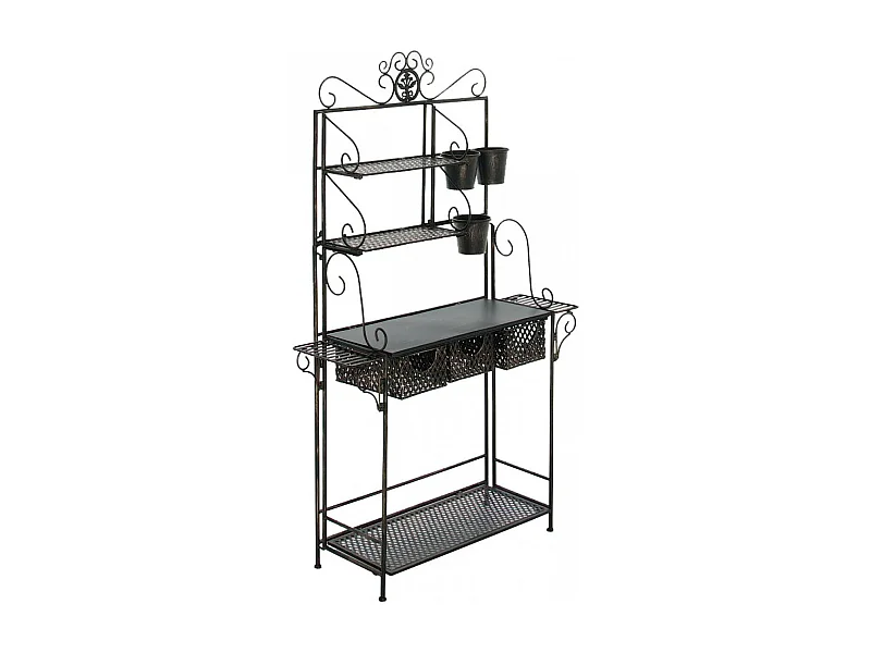 Staande plank - Metaal - 94 x 30 x 149cm - bronzen - Shine