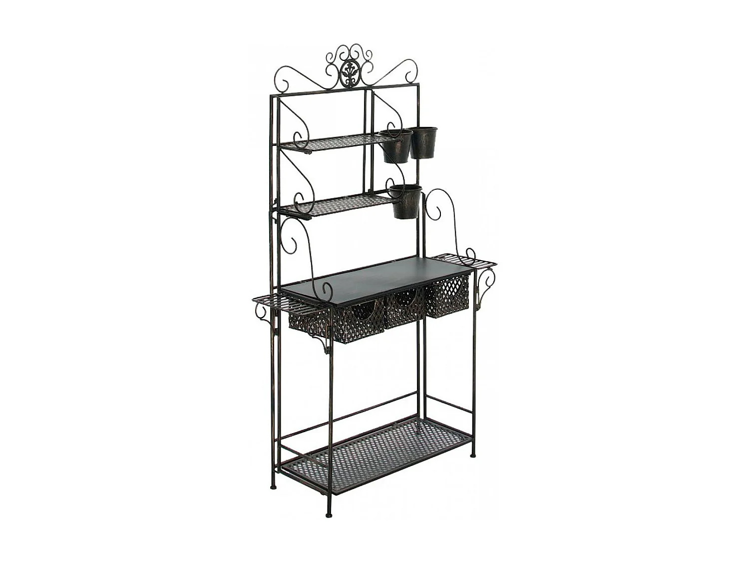 Staande plank - Metaal - 94 x 30 x 149cm - bronzen - Shine