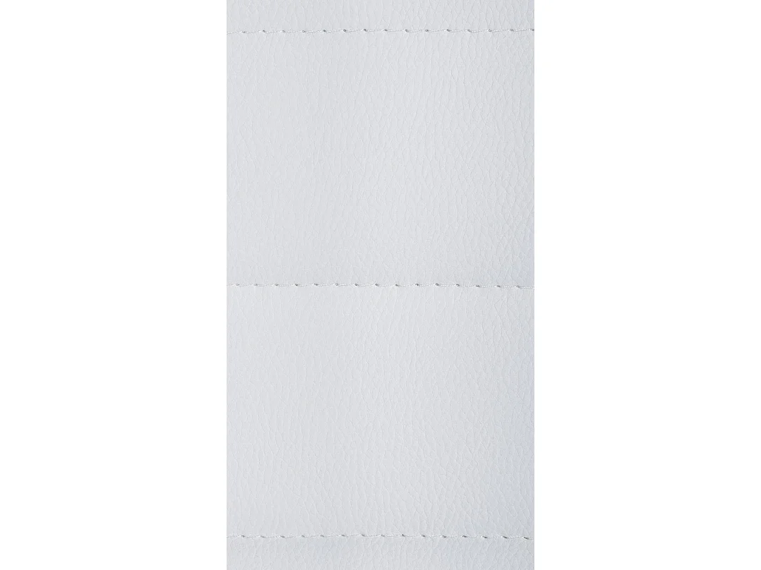 Lot de 2  Tabouret de bar - Similicuir - Blanc - Lex