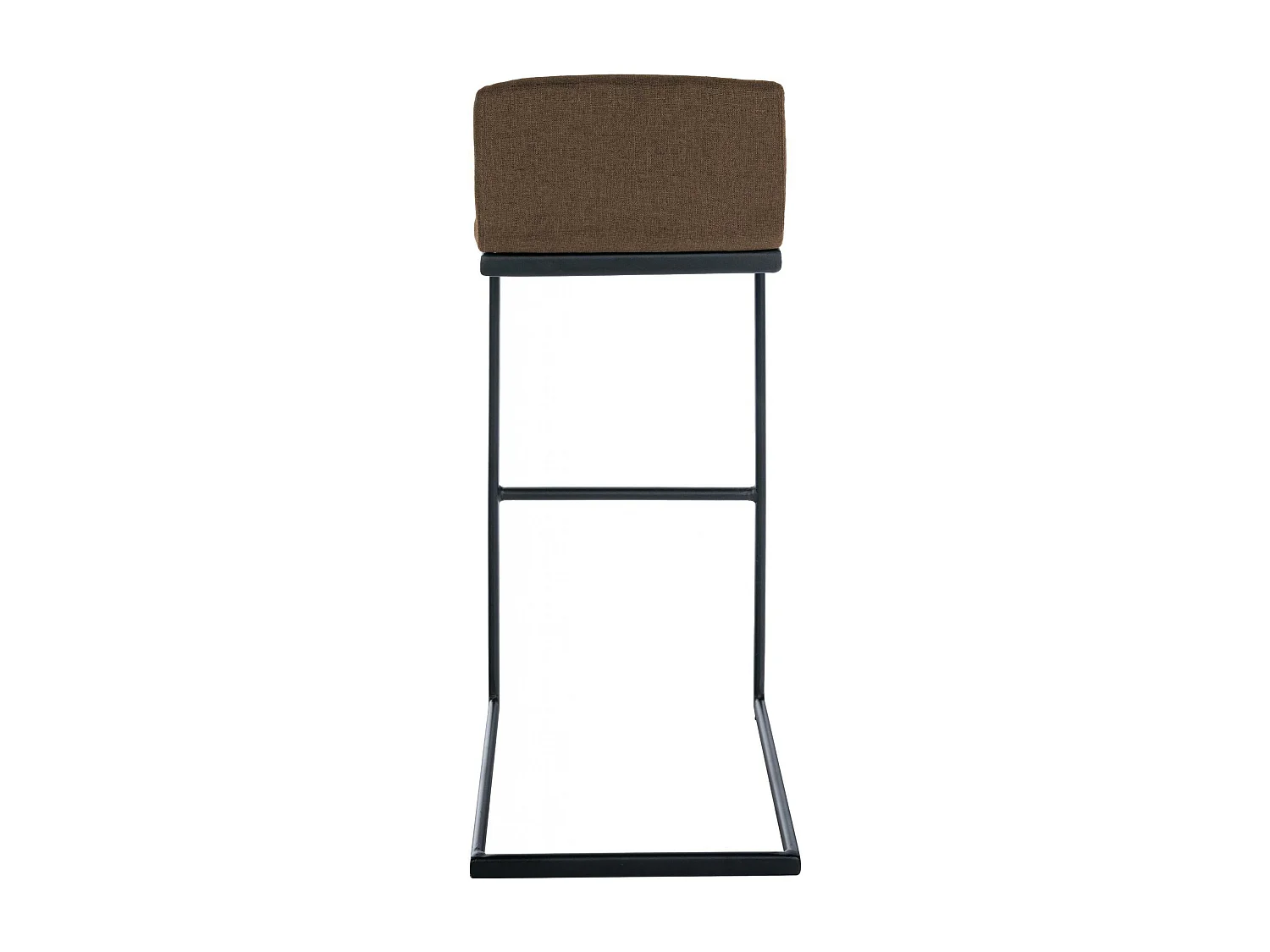 Tabouret de bar - Tissu - Marron - Newport