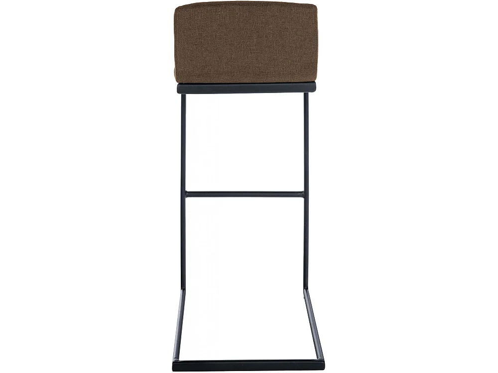 Tabouret de bar - Tissu - Marron - Newport