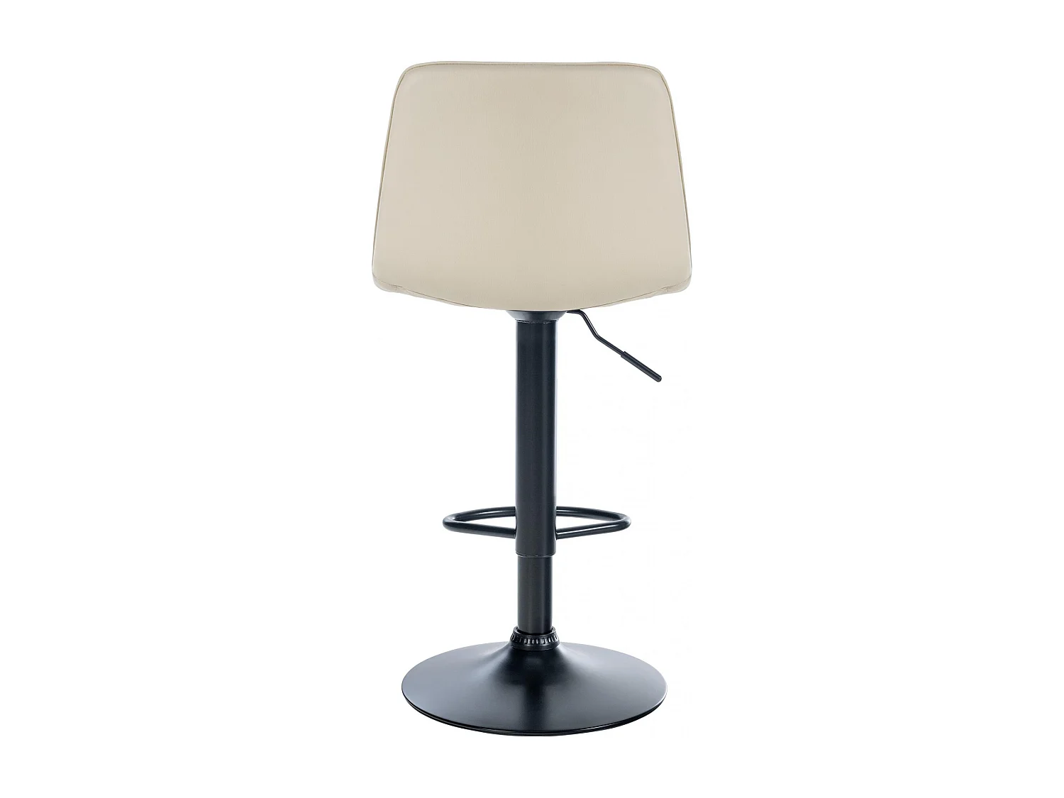 Lot de 2  Tabouret de bar - Similicuir - Crème - Lex