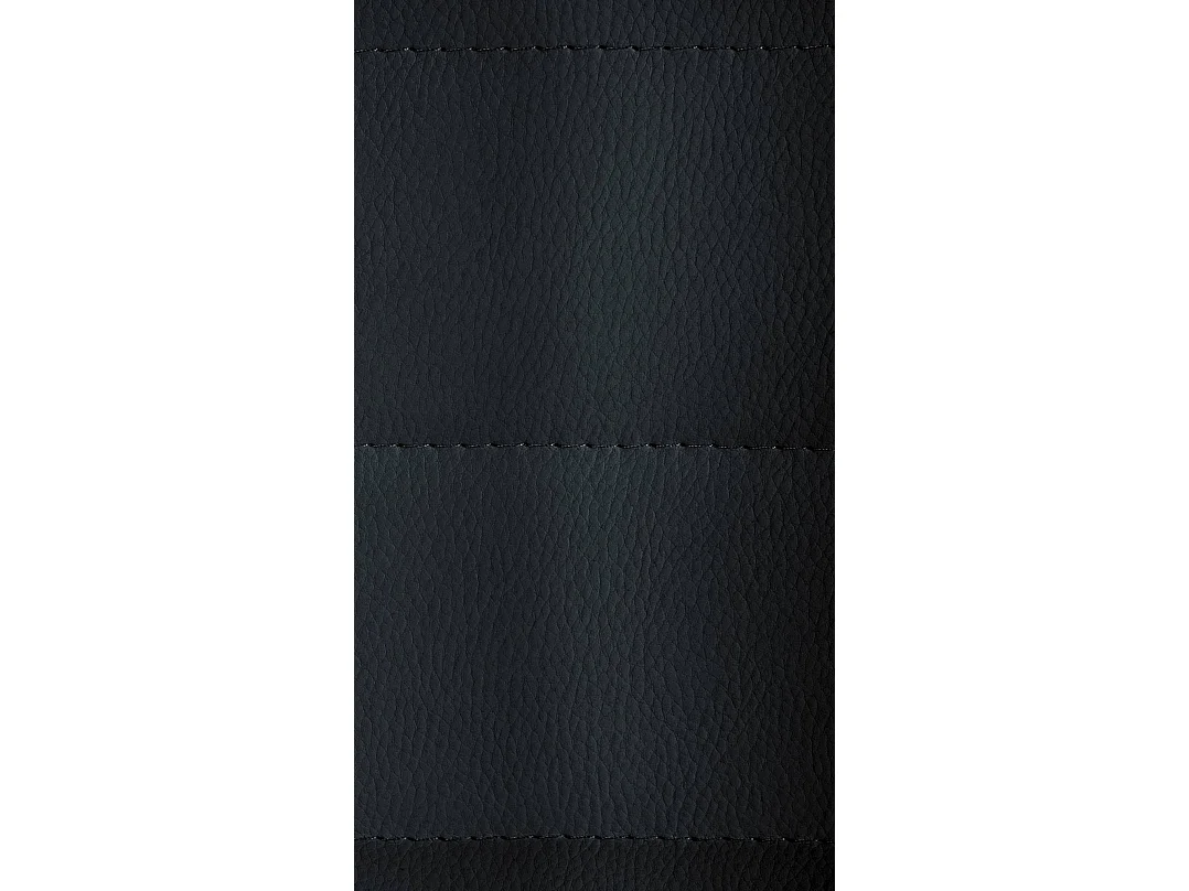 Lot de 2  Tabouret de bar - Similicuir - Noir - Lex