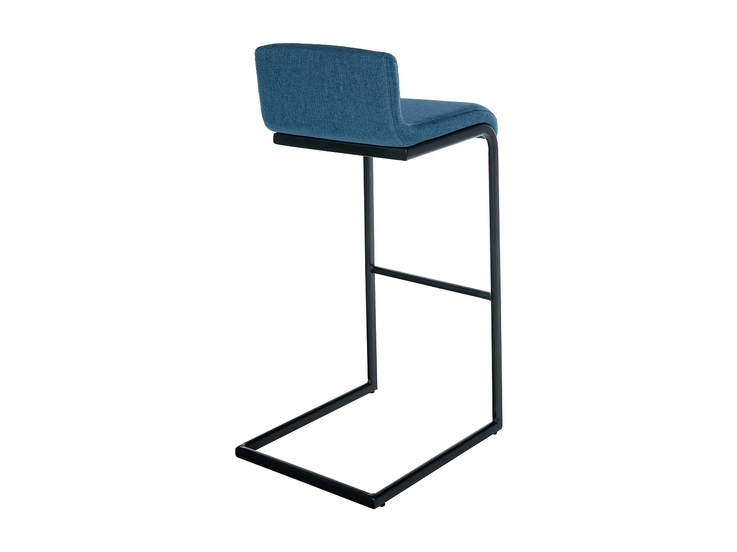 Tabouret de bar - Tissu - Bleu - Newport