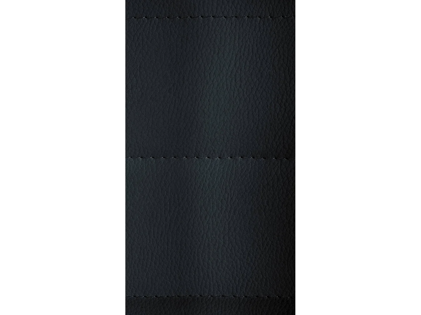 Lot de 2  Tabouret de bar - Similicuir - Noir - Lex